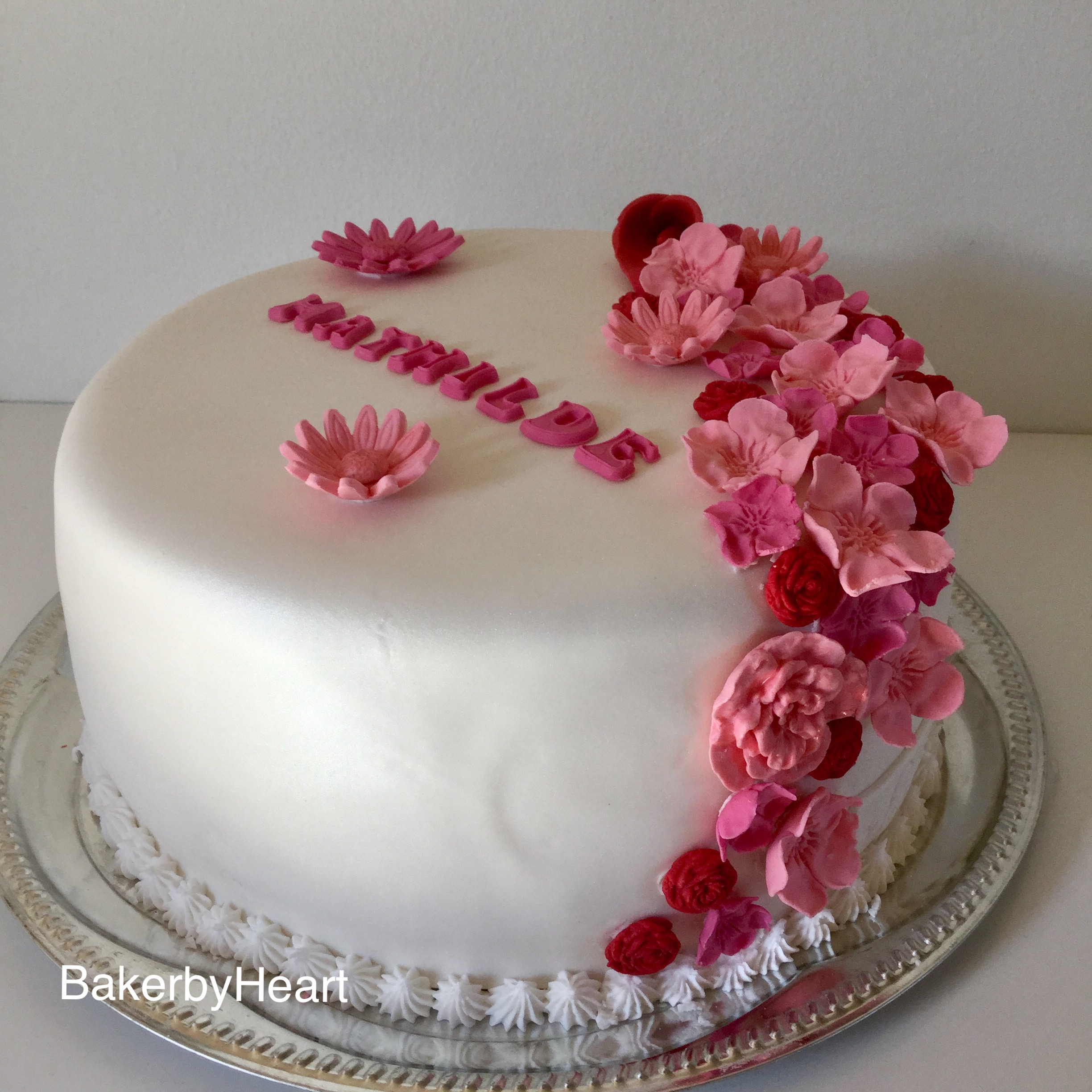 Konfirmationskage pige – Confirmation cake – Girl