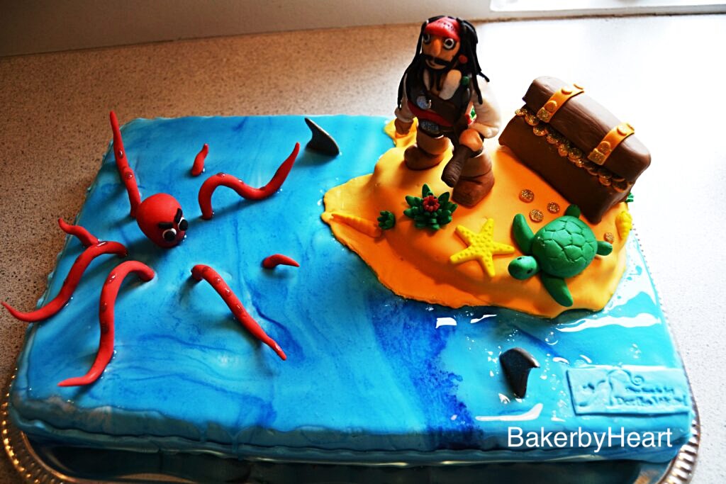 Pirates of the Caribbean cake