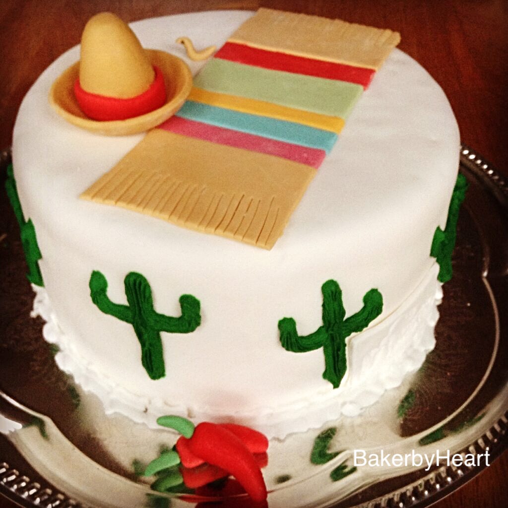 Mexicanerkage – Mexican theme cake
