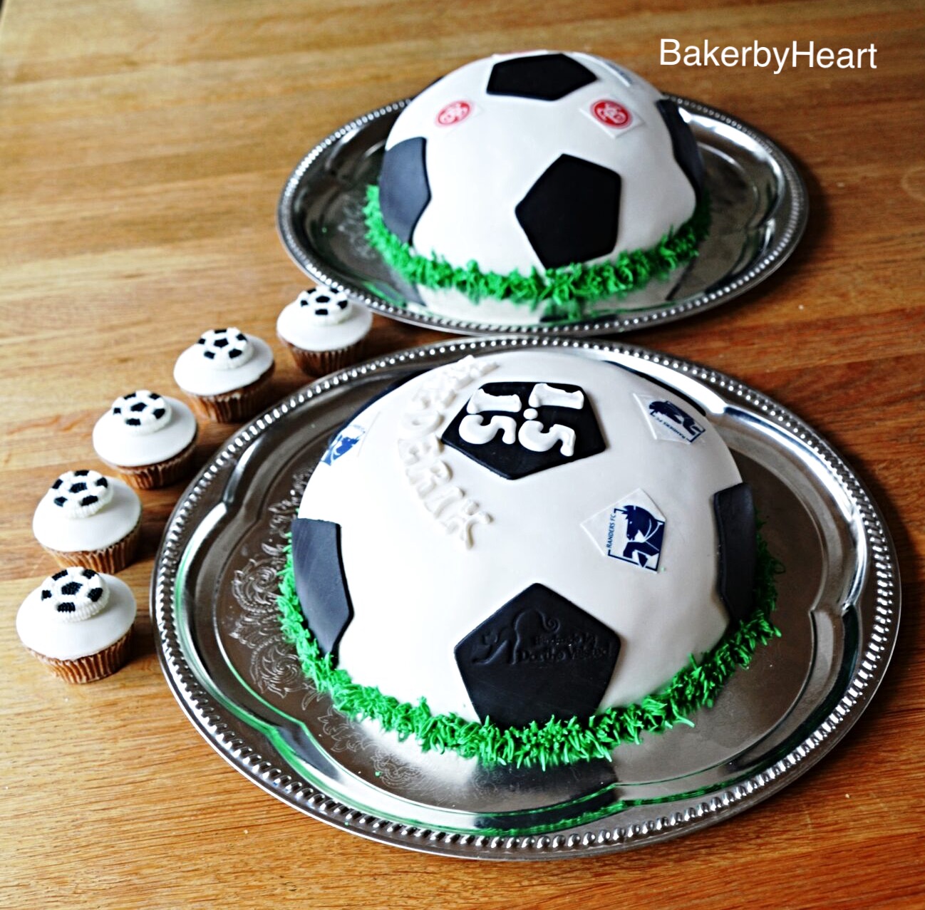 Konfirmationskage, fodboldtema – Football cake, confirmation