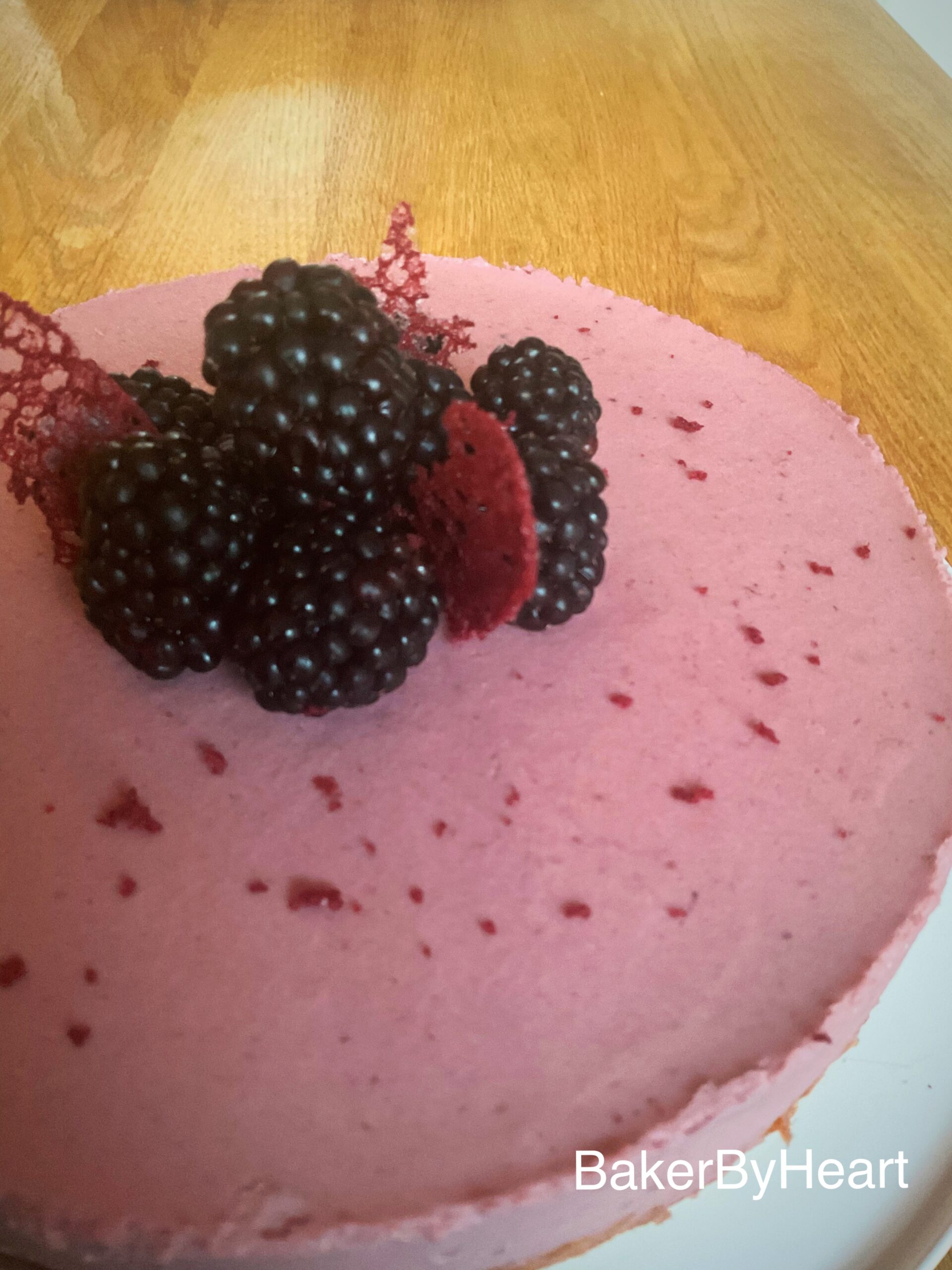 Brombærcheesecake